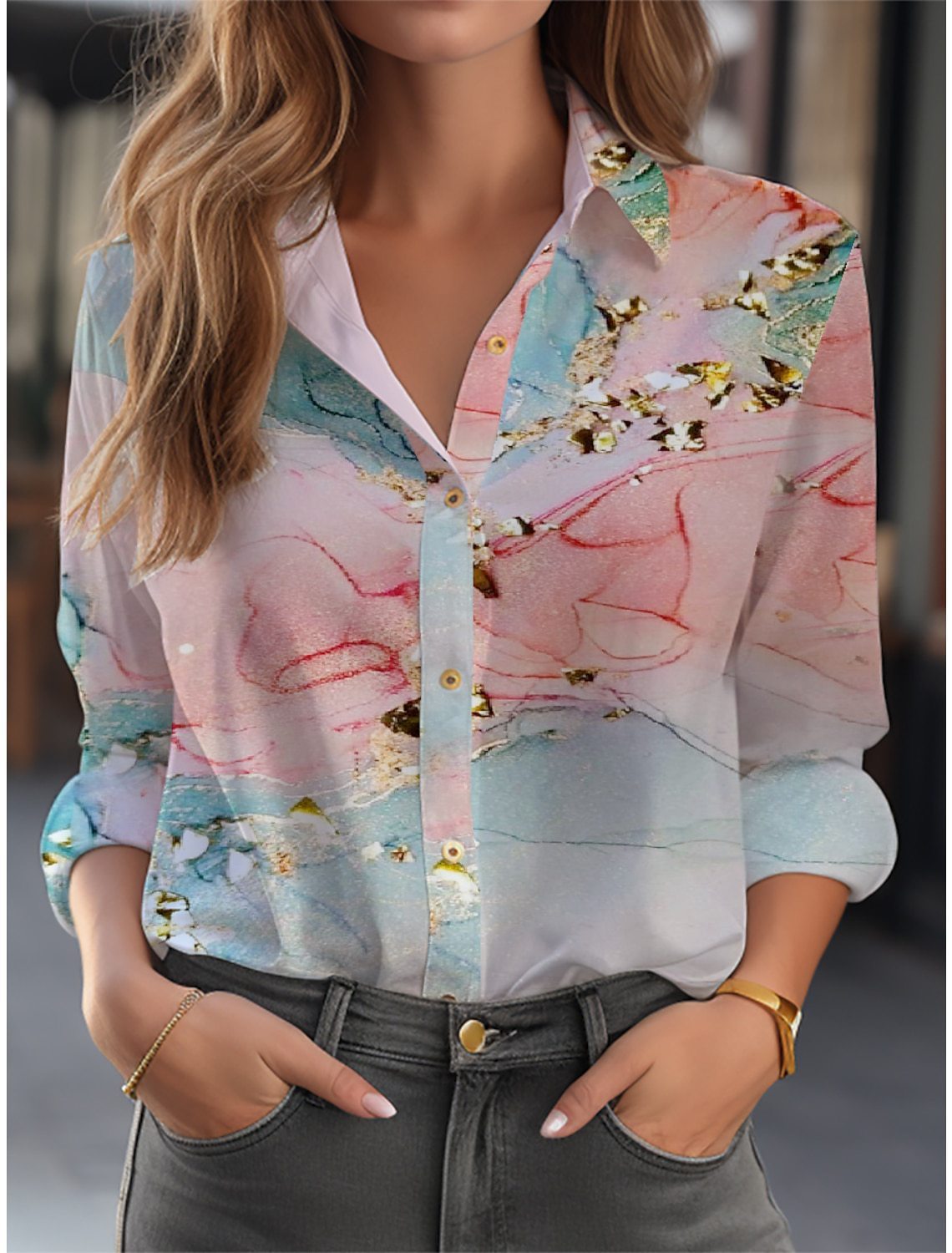 Florien | Bloemprint Blouse