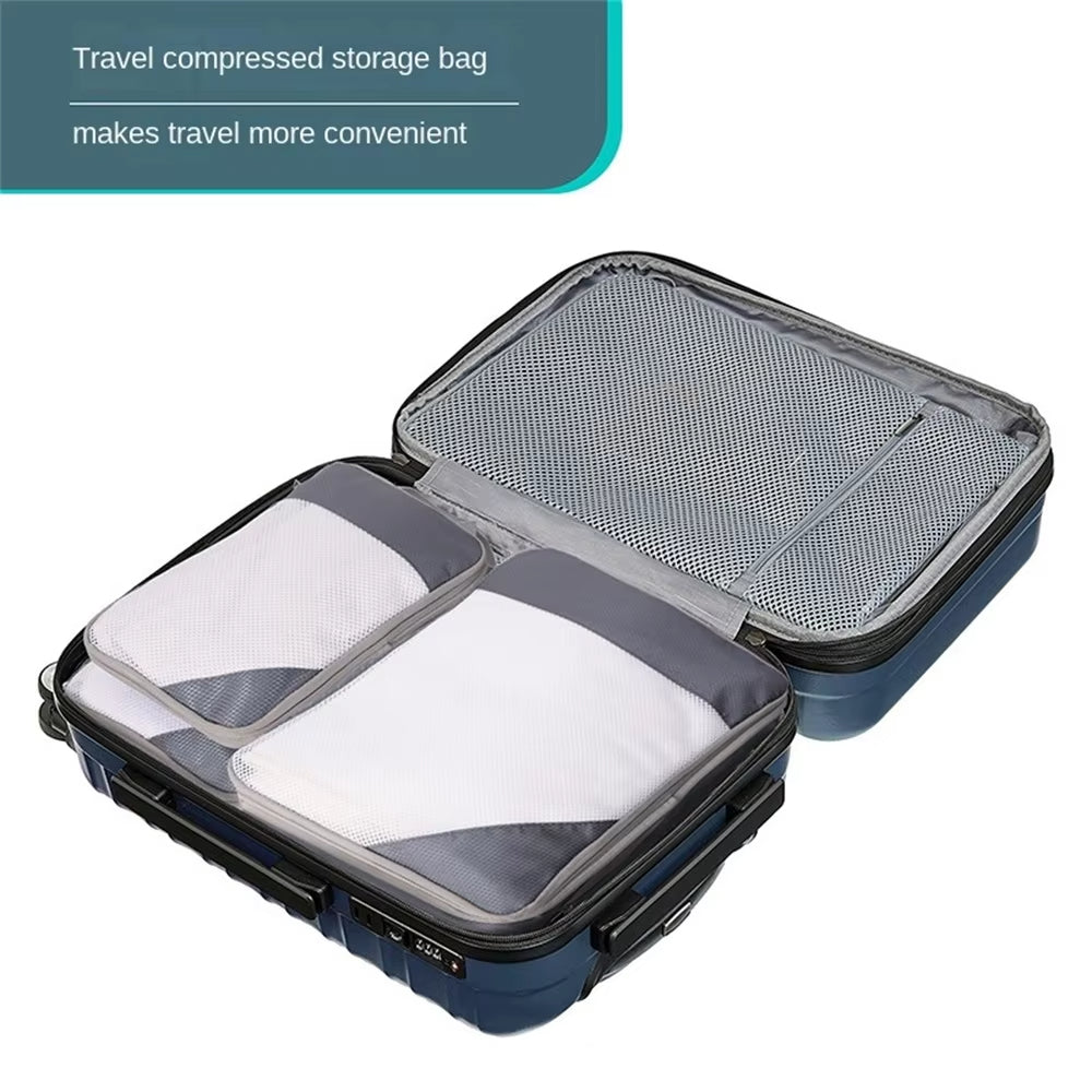 Esmie | 3-delige Set Uitschuifbare Compressie-inpakblokken voor Reizen & Bagageorganisatie