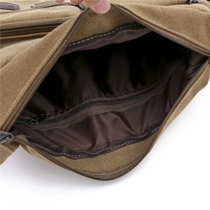 Max | Canvas Messenger Schoudertas