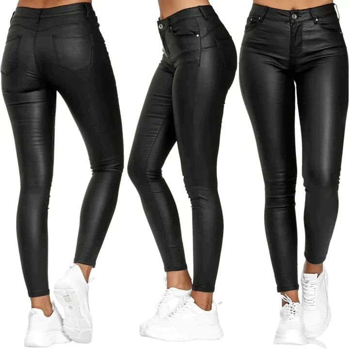 ELLEN | Leren Leggings Dames