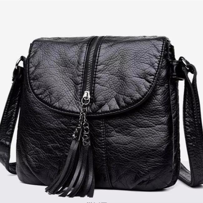 Luna | Elegante Leren Schoudertas