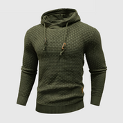 Leo | Hippe Hoodie met Wafel patroon