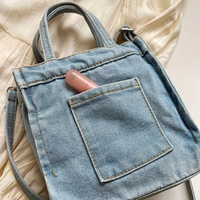 Eva | Stijlvolle Denim Mini Crossbody Schoudertas