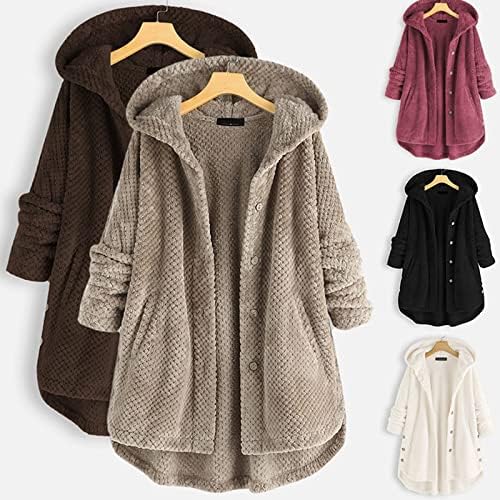 Alexa | Unisex Winter Omkeerbare Fleece Jas met capuchon