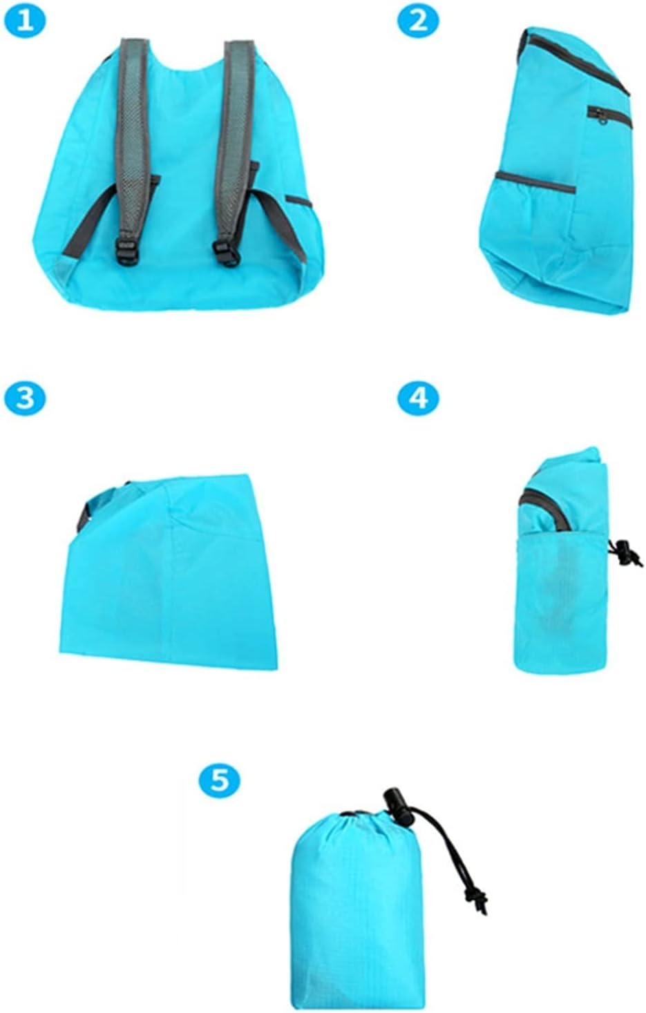 Jerick | Compacte 10L Opvouwbare Reisrugzak