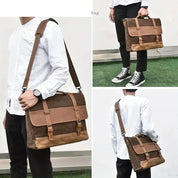 Jack | Vintage Waterbestendige Canvas Crossbody Messenger Reis Tas