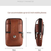 Joris | Vintage Heren Crossbody Heuptas met Verstelbare Band