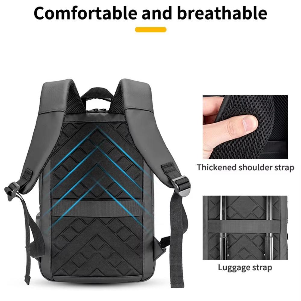 Matteo | Multifunctionele Grote Laptop Rugzak voor Reizen & Werk