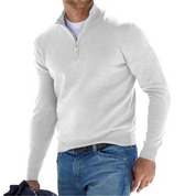 Morris | Casual Heren vest met Rits en Hoge Kraag