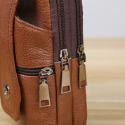 Joris | Vintage Heren Crossbody Heuptas met Verstelbare Band
