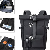 Bram | Stijlvolle & Functionele Waterdichte Rolltop Rugzak
