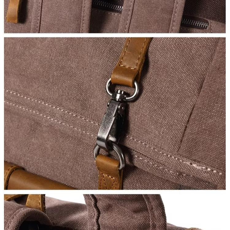 Benjamin | Grote Canvas Laptop Reistas Rugzak