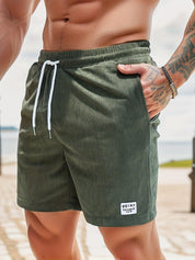Casual shorts voor heren - elastische tailleband - lichtgewicht ademende stof - fit trekkingsfit