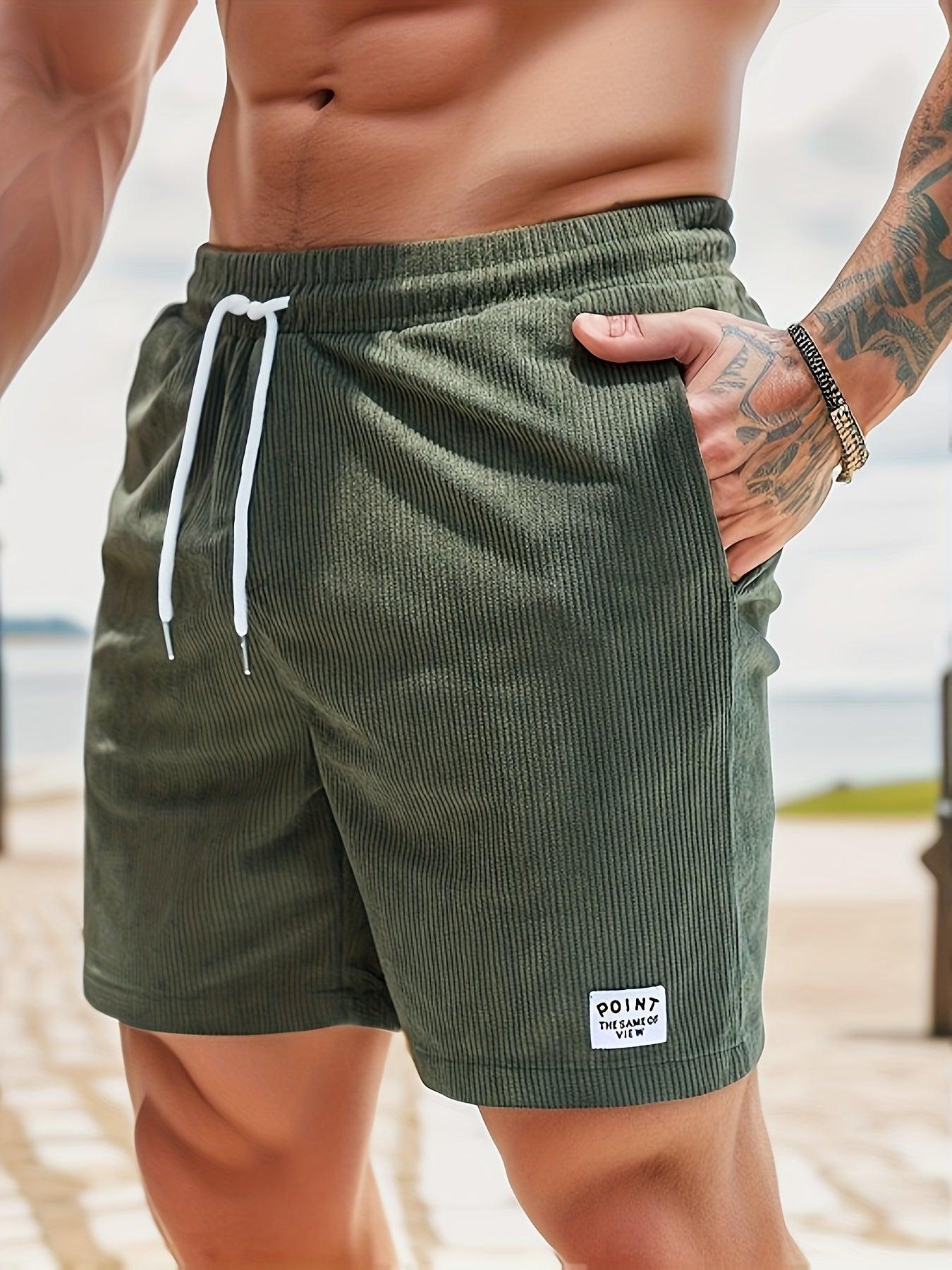 Casual shorts voor heren - elastische tailleband - lichtgewicht ademende stof - fit trekkingsfit