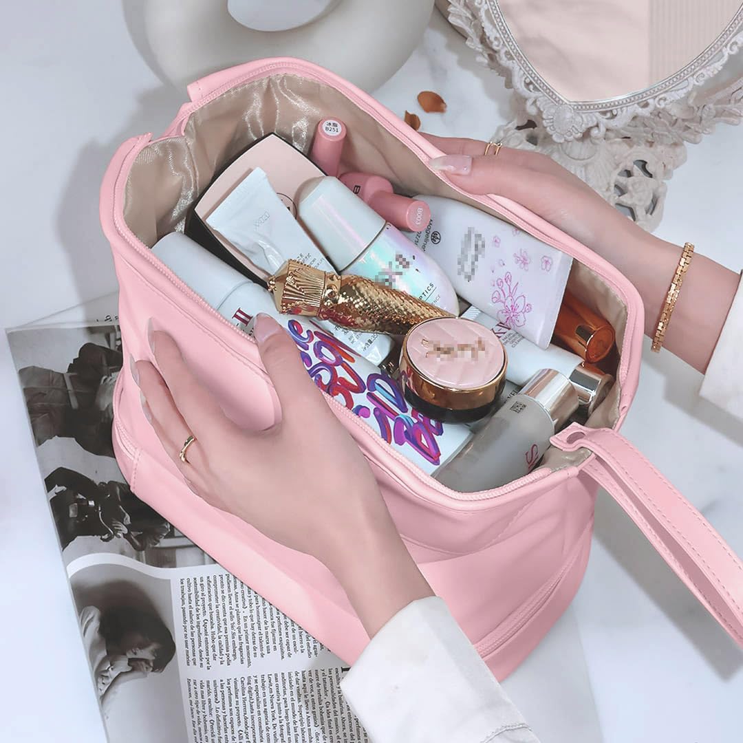 Lina | Luxe Gelaagde Reistas voor Cosmetica en Make-up