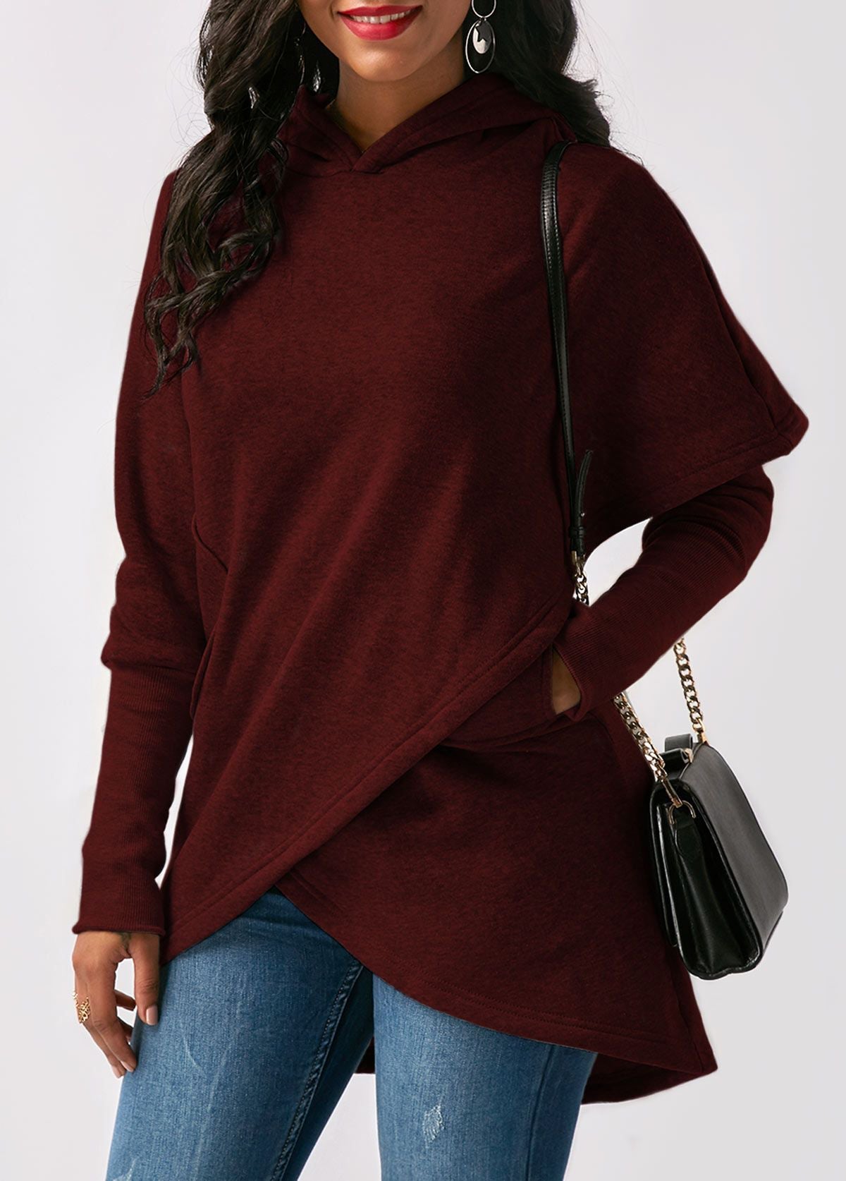 Cornelia | Trendy Asymmetrisch Hoodie