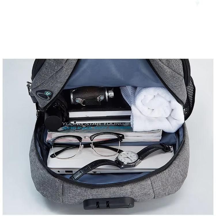 Calix | Anti-Theft Business Laptop Rugzak met USB & Hoofdtelefoonpoorten