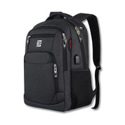 Bony | Slanke Zakelijke Laptop Rugzak voor Reizen en Hiken met USB-poort