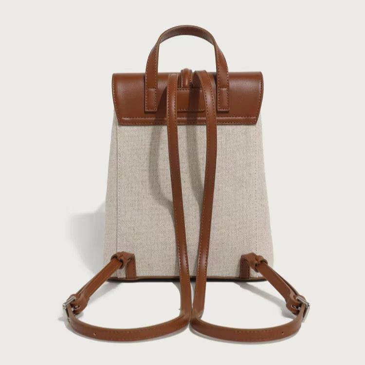 Ella | Preppy Canvas Rugzak voor Dames - Stijlvol & Duurzaam