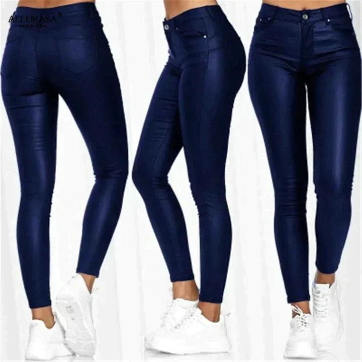 ELLEN | Leren Leggings Dames