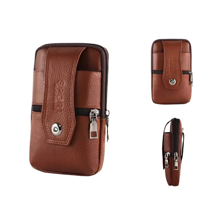 Joris | Vintage Heren Crossbody Heuptas met Verstelbare Band