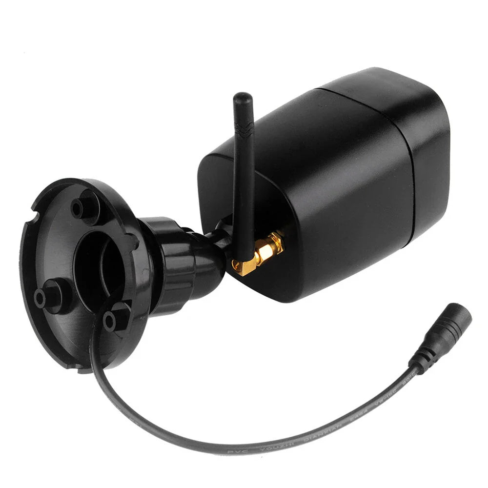 7-inch draadloos beveiligingssysteem: 4-kanaals monitor en weerbestendige nachtzichtcamera's 1