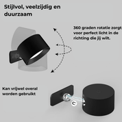 FlexiLamp | Draadloze Oplaadbare 360° Wandlamp