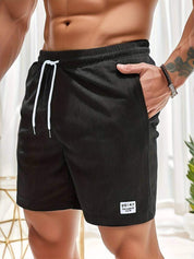 Casual shorts voor heren - elastische tailleband - lichtgewicht ademende stof - fit trekkingsfit
