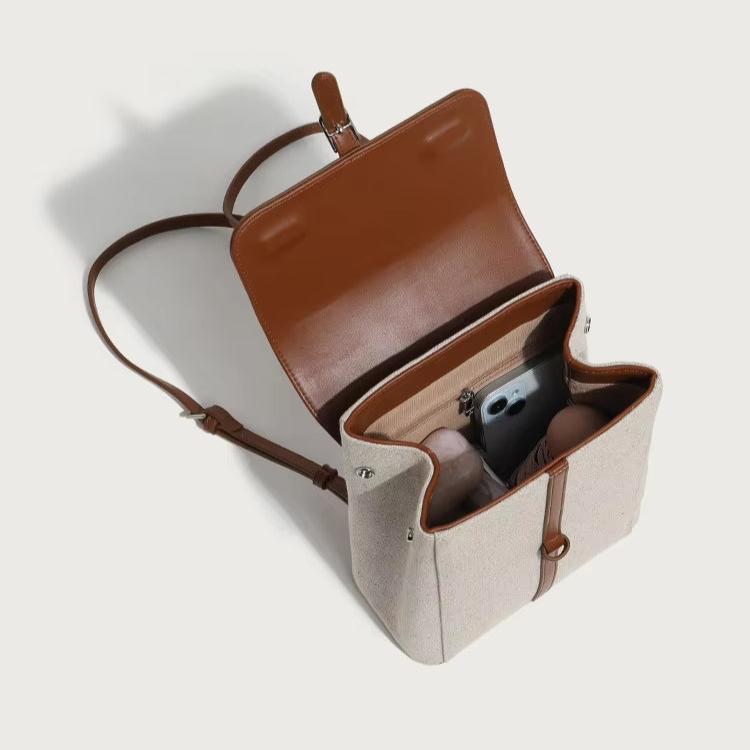 Ella | Preppy Canvas Rugzak voor Dames - Stijlvol & Duurzaam