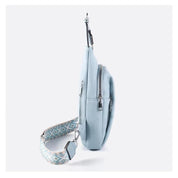 Lily | Dames Geometrische Schouderband Leren Crossbody Sling Tas