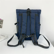 Liam | Trendy Waterdichte Reistas Laptop Rolltop Rugzak