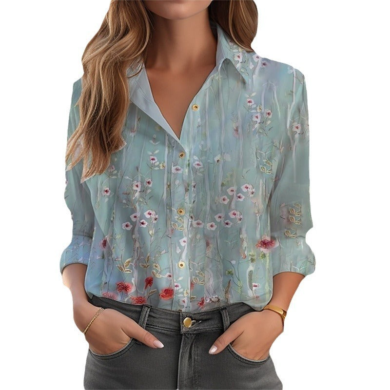 Florien | Bloemprint Blouse