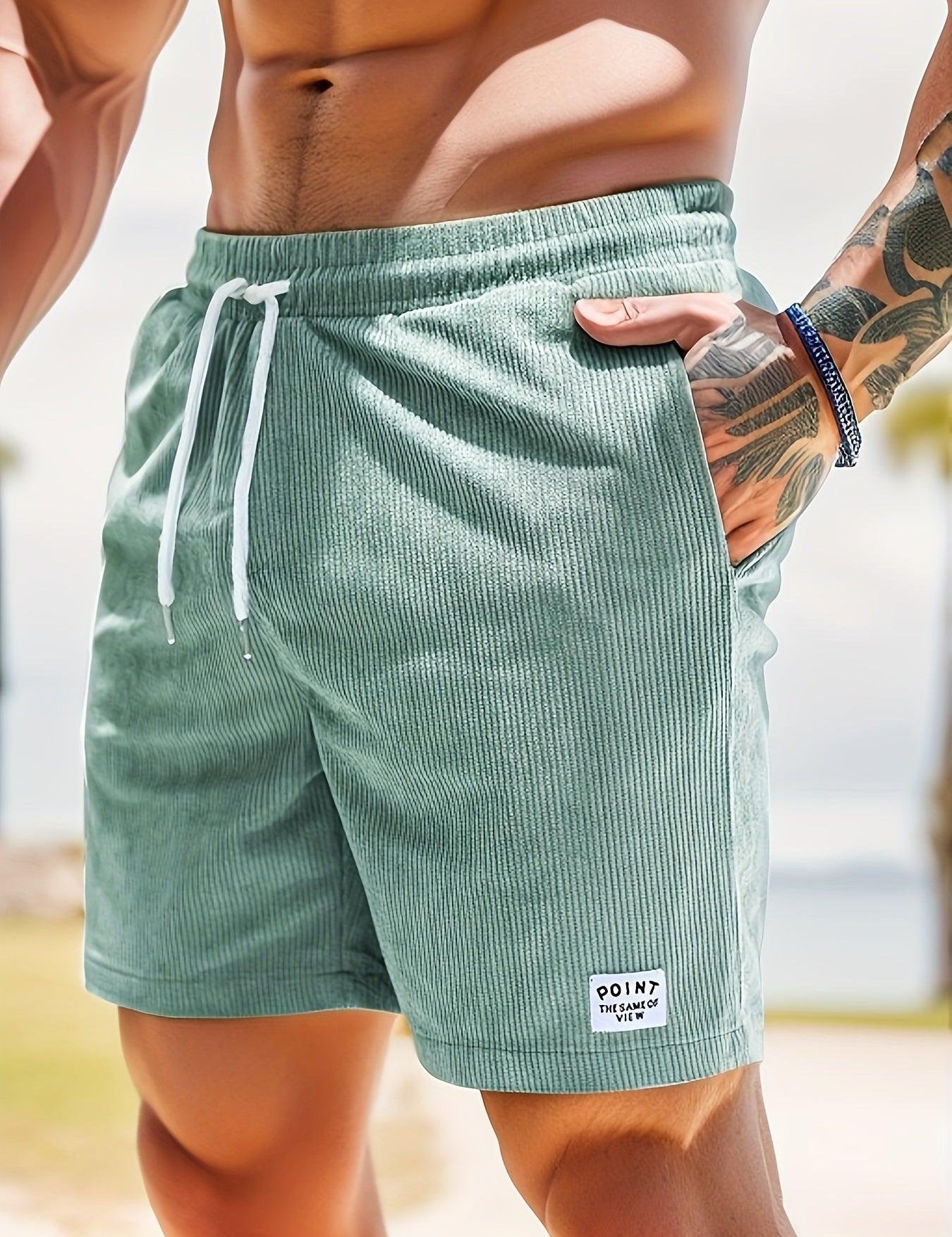 Casual shorts voor heren - elastische tailleband - lichtgewicht ademende stof - fit trekkingsfit