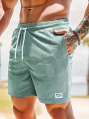 Casual shorts voor heren - elastische tailleband - lichtgewicht ademende stof - fit trekkingsfit