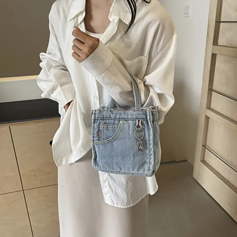 Eva | Stijlvolle Denim Mini Crossbody Schoudertas