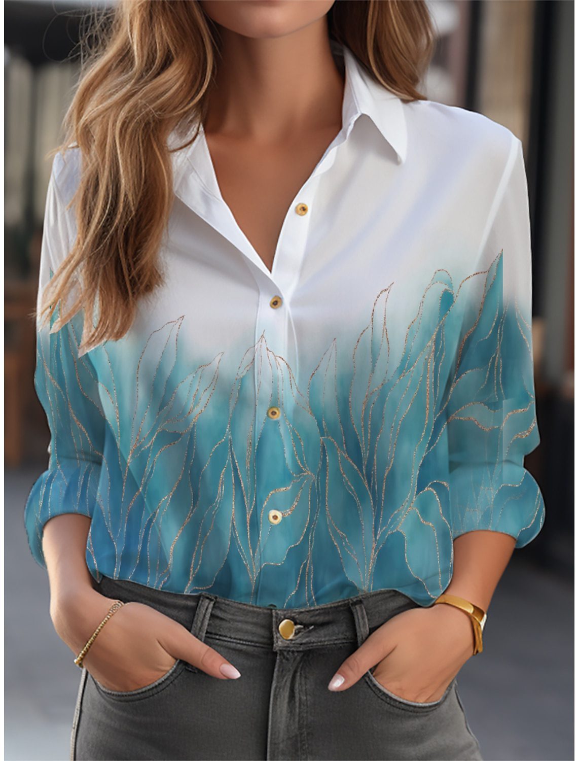 Florien | Bloemprint Blouse
