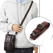 Joris | Vintage Heren Crossbody Heuptas met Verstelbare Band