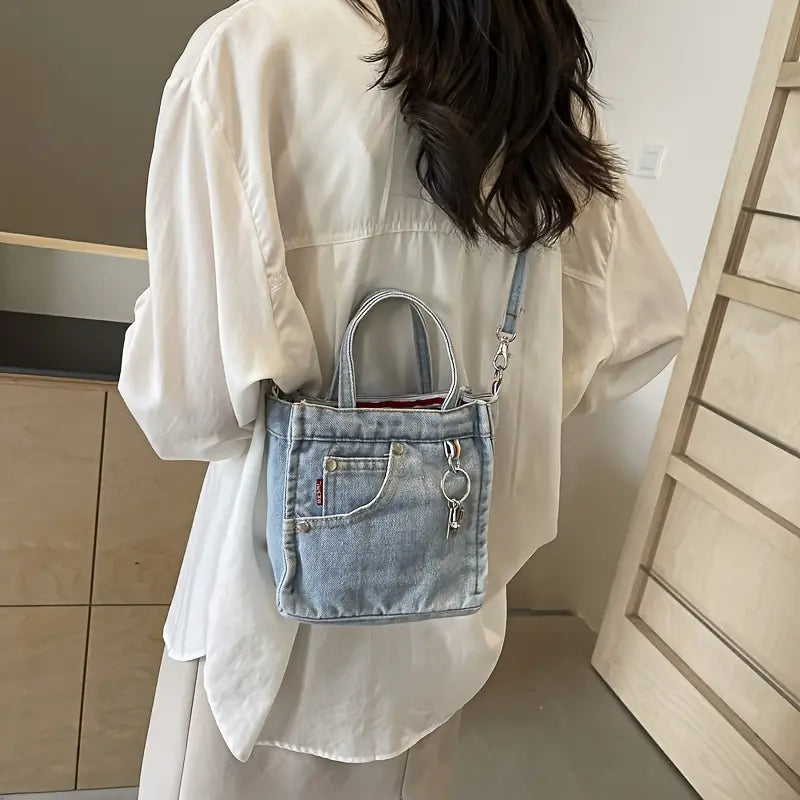 Eva | Stijlvolle Denim Mini Crossbody Schoudertas
