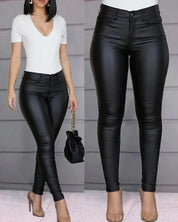 ELLEN | Leren Leggings Dames