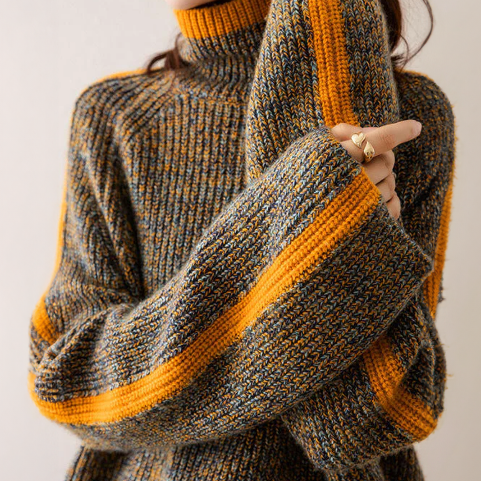 Amoura | Gebreide wintertrui voor dames | Oversized 0