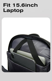 BANGE Bestseller: Slanke, waterdichte 15,6-inch laptoprugzak voor zakelijk gebruik en school 6