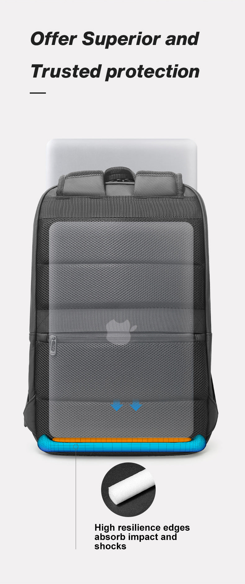 BANGE Hot Sale Ergonomische waterdichte zakelijke reistas voor laptops 3