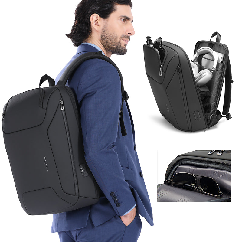 BANGE Minimalistische forensenrugzak met USB-poort 1