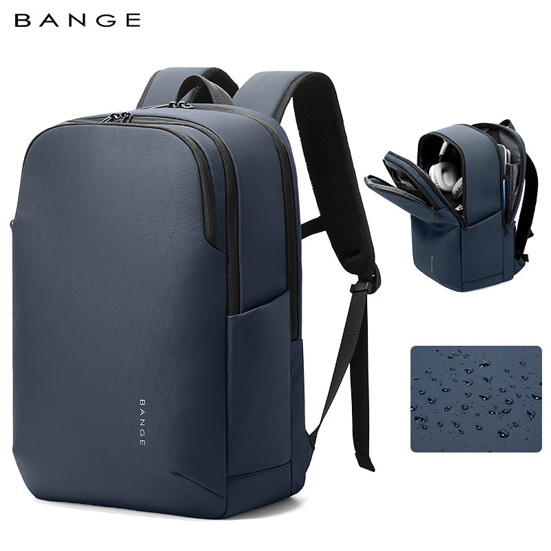 BANGE Urban Stijlvolle Laptoprugzak 15,6 inch voor zakelijk gebruik en dagelijks woon-werkverkeer 10