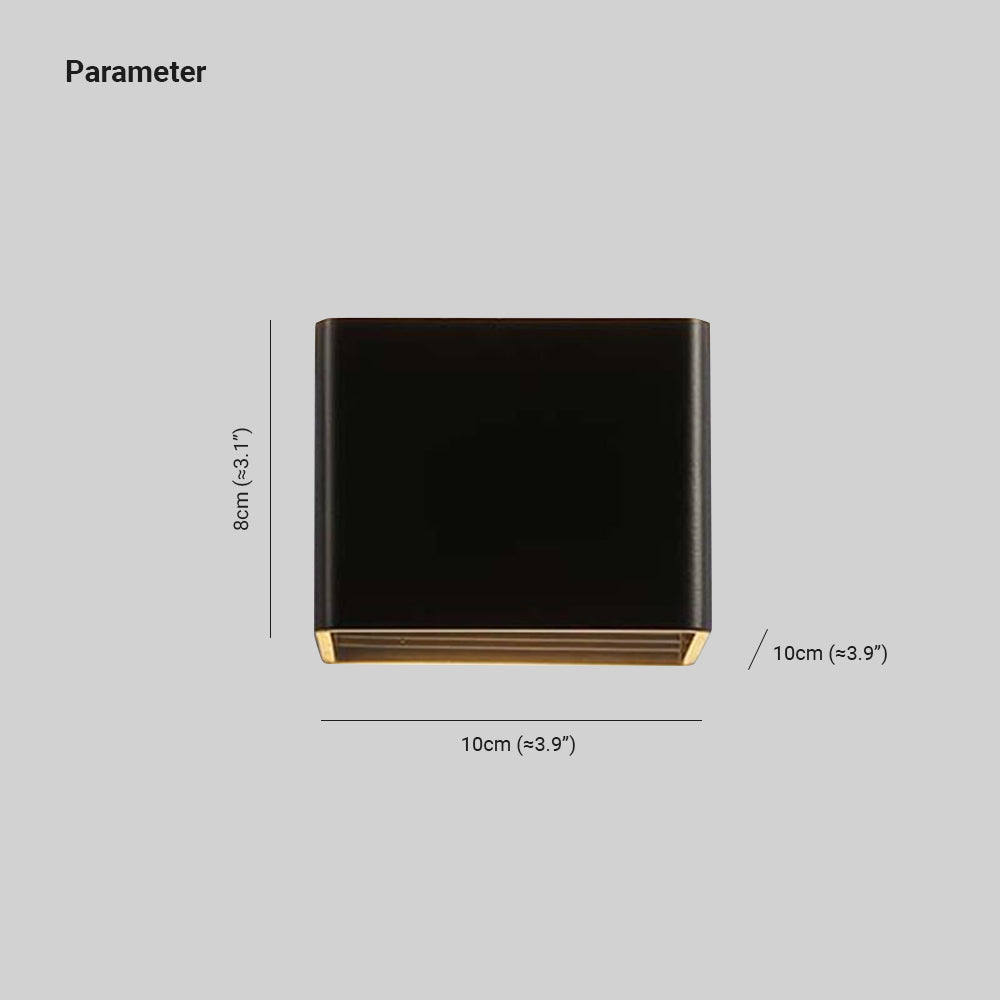 Helder | Moderne Vierkante Wandlamp