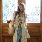 Bohemian damesvest | Lang 2