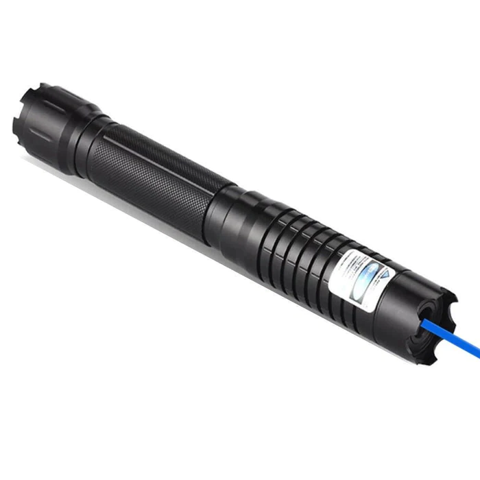 Brandende blauwe, krachtige tactische laserzaklamp - zaklampen van militaire kwaliteit 6
