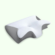 Butterfly Memory Foam Nekkussen met Armleuningen voor Zij- en Rugslapers 0