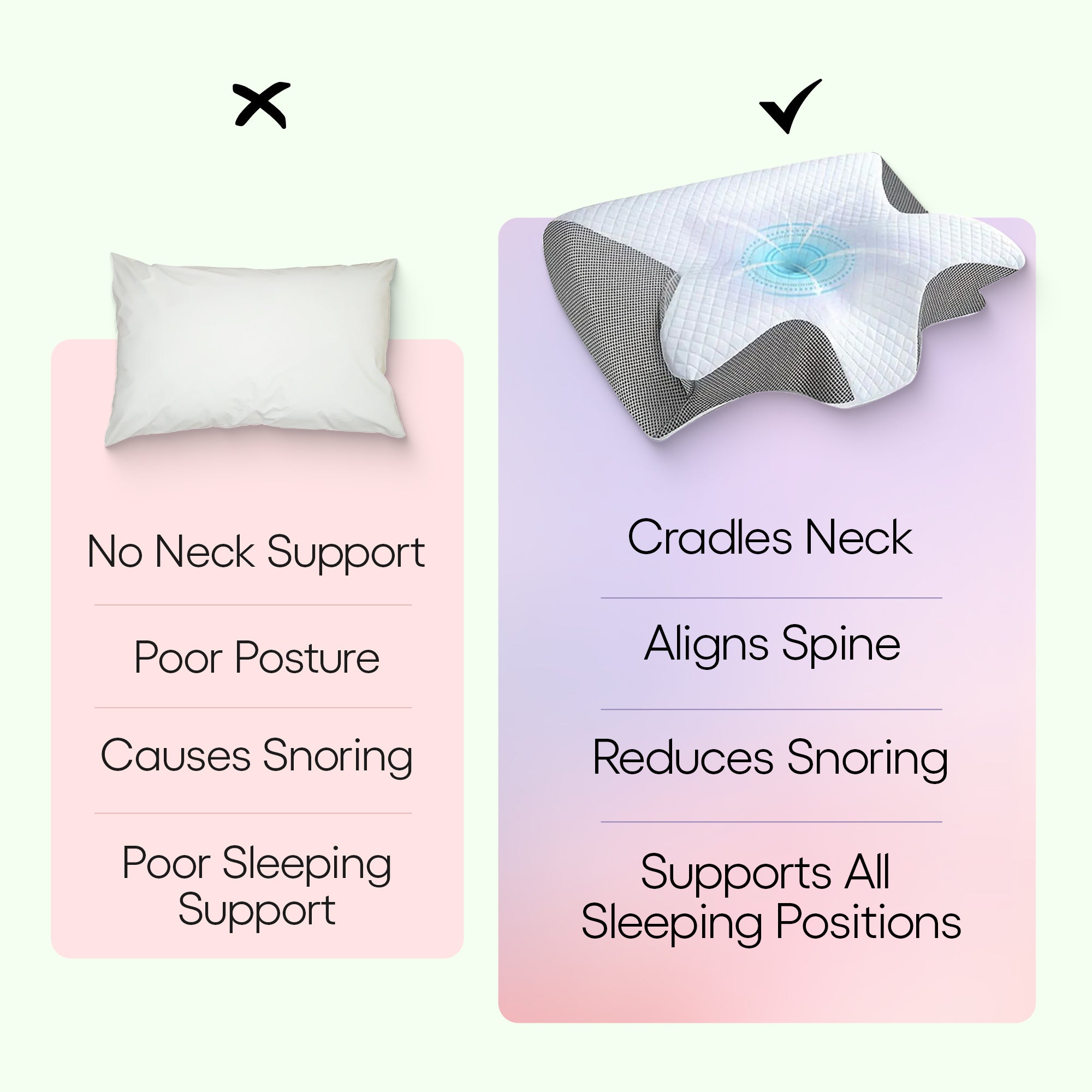 Butterfly Memory Foam Nekkussen met Armleuningen voor Zij- en Rugslapers 4