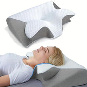 Butterfly Memory Foam Nekkussen met Armleuningen voor Zij- en Rugslapers 6